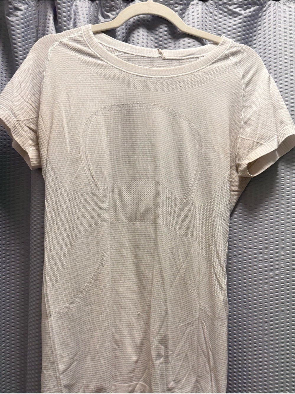 Lululemon Short Sleeve Swiftly Tech Tee - White, Sz 12, Great Condition!